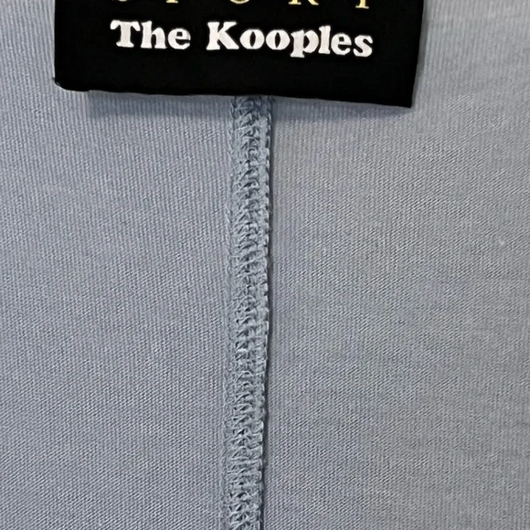 The Kooples Sport Silk Sleeveless Half Zip Front Women’s top Blue - Picture 4 of 15
